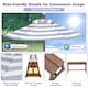 image 5 of COSTWAY 4 PCS Wooden Kids Picnic Table Bench Children Outdoor Activity Desk-Grey