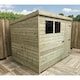 image 4 of 9 x 5 Garden Shed Pressure Treated T&G PENT Wooden Garden Shed - 2 Windows + Single Door (9' x 5' / 9ft x 5ft) (9x5)