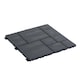 image 3 of Mosaic Garden Patio Interlocking Composite Decking Tiles - Dark Grey | Grey | Dark Grey | Pack of 1