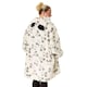 image 2 of Disney Womens/Ladies Mickey Mouse Hoodie Blanket - Beige - One Size