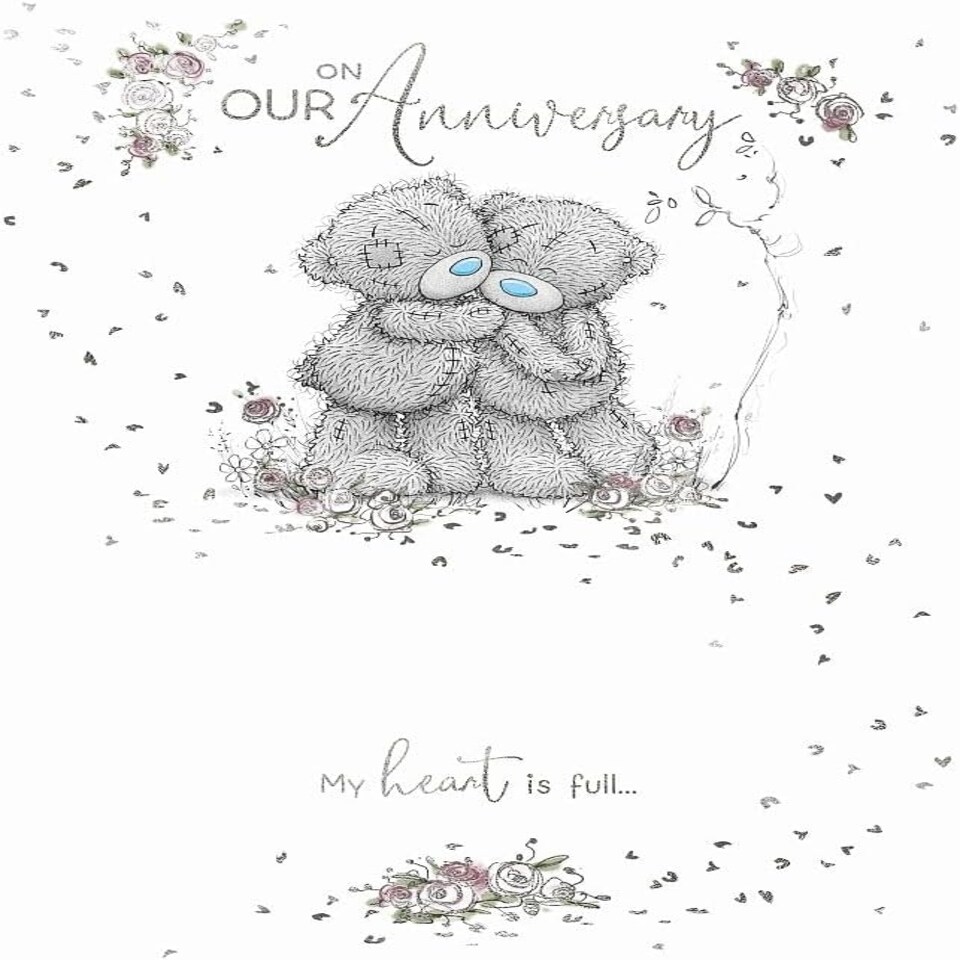 image 1 of Bears Hugging Our Anniversary Card