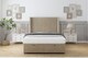 image 1 of Sloomy Camden Almond Coniston Ottoman Bed With Mattress With 54" Wingback Headboard 2'6 Small Single