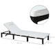 image 7 of Outsunny Garden Rattan Furniture Recliner Lounger Sun Reclining Daybed Patio