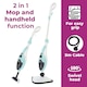 image 5 of Blue 10 in 1 1500W Hot Steam Mop Cleaner and Hand Steamer