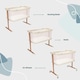 image 4 of Tutti Bambini ZiZee Essential Crib - Scandinavian Walnut/Ecru