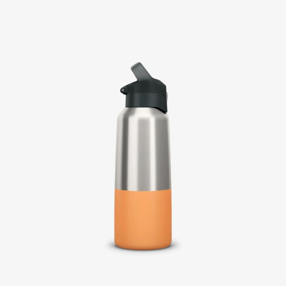 image 1 of Decathlon 900 0.8 L Insulated Stainless Steel Flask With Quick-Release Cap