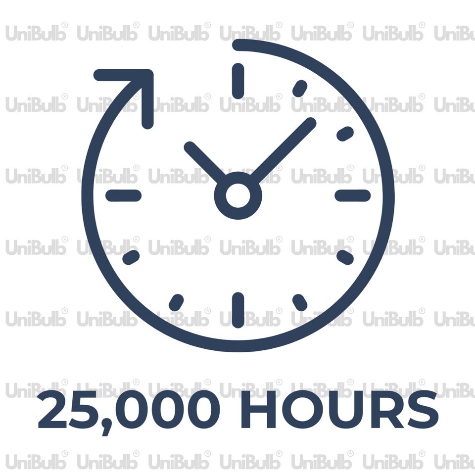 image 1 of UniBulb LED GLS B22 470lm 4.2W 2700K (Warm White) Light Bulb - Pack of 2 | White | Warm White | 2