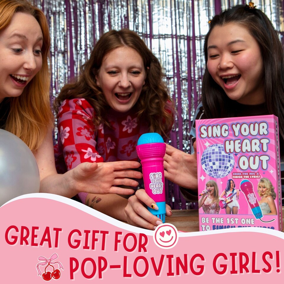 image 1 of Sing Your Heart Out Music Quiz Party Game with Echo Microphone