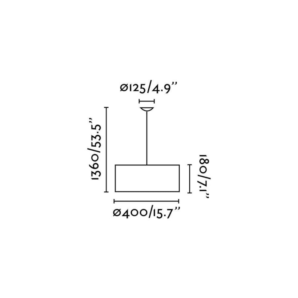 image 1 of Seven 2 Light  Small Round Ceiling Pendant White, E27