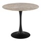 image 1 of Malta Ceramic Round Dining Table Brown/Black 90x75 cm