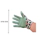 image 3 of Marco Paul Green Floral Cotton Grip Garden Gloves Green