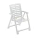 image 1 of Outdoor Folding Garden Chairs with Arms | White | 1