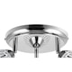 image 6 of COSYLYTE Athella Bathroom 3 Light Modern Ribbed Glass Spotlight - Chrome Base | Chrome | 1