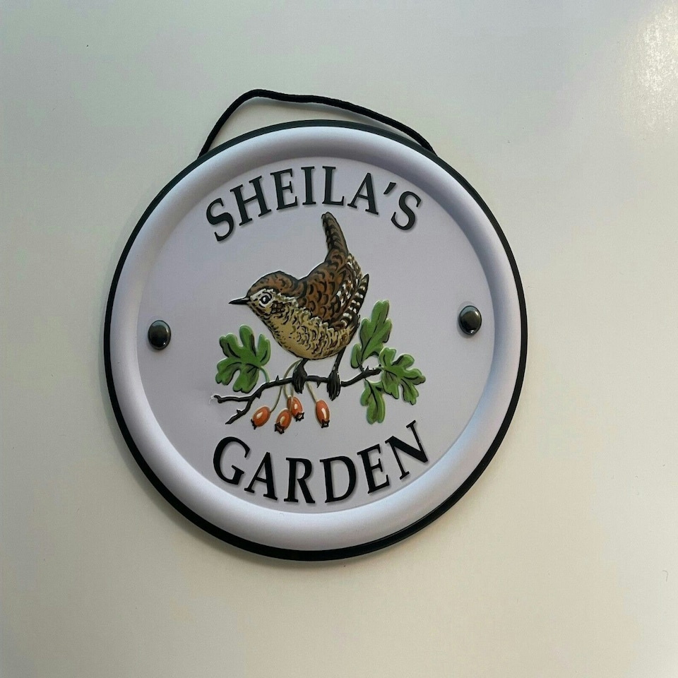 Decorative Bird Garden Sign - Sheila