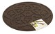 image 3 of Nicoman Round Brown Scroll Stepping Stone - Pack of 1 | Brown | Bown | Pack of 1