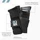 image 4 of Kids Multi Sport Pad Set Black 8+