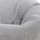image 7 of Kingston Classic Beanbag Corduroy Light Grey Set of 2 | Grey | Light Grey | 2