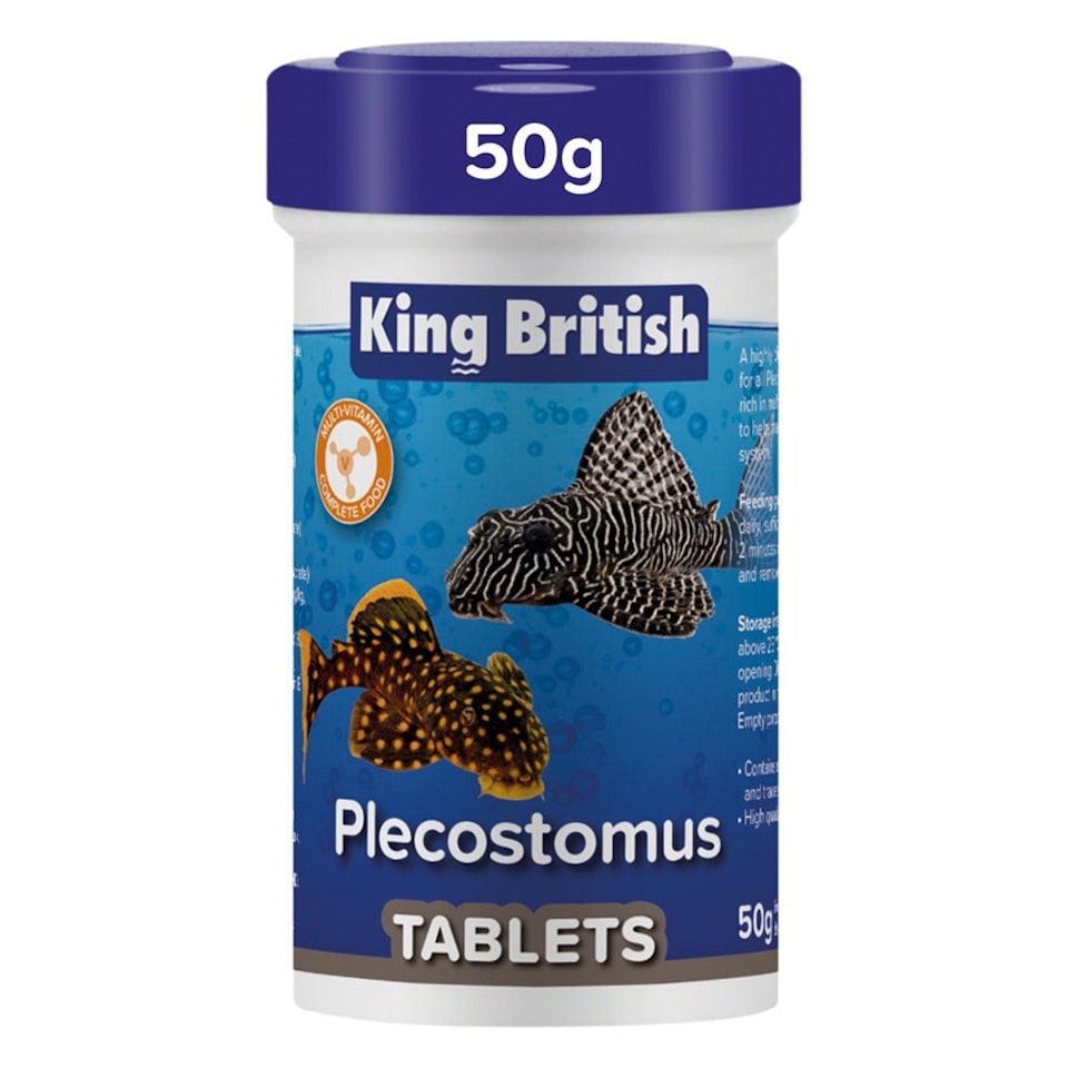 image 1 of King British Plecostomus Tablets - 50g x 6