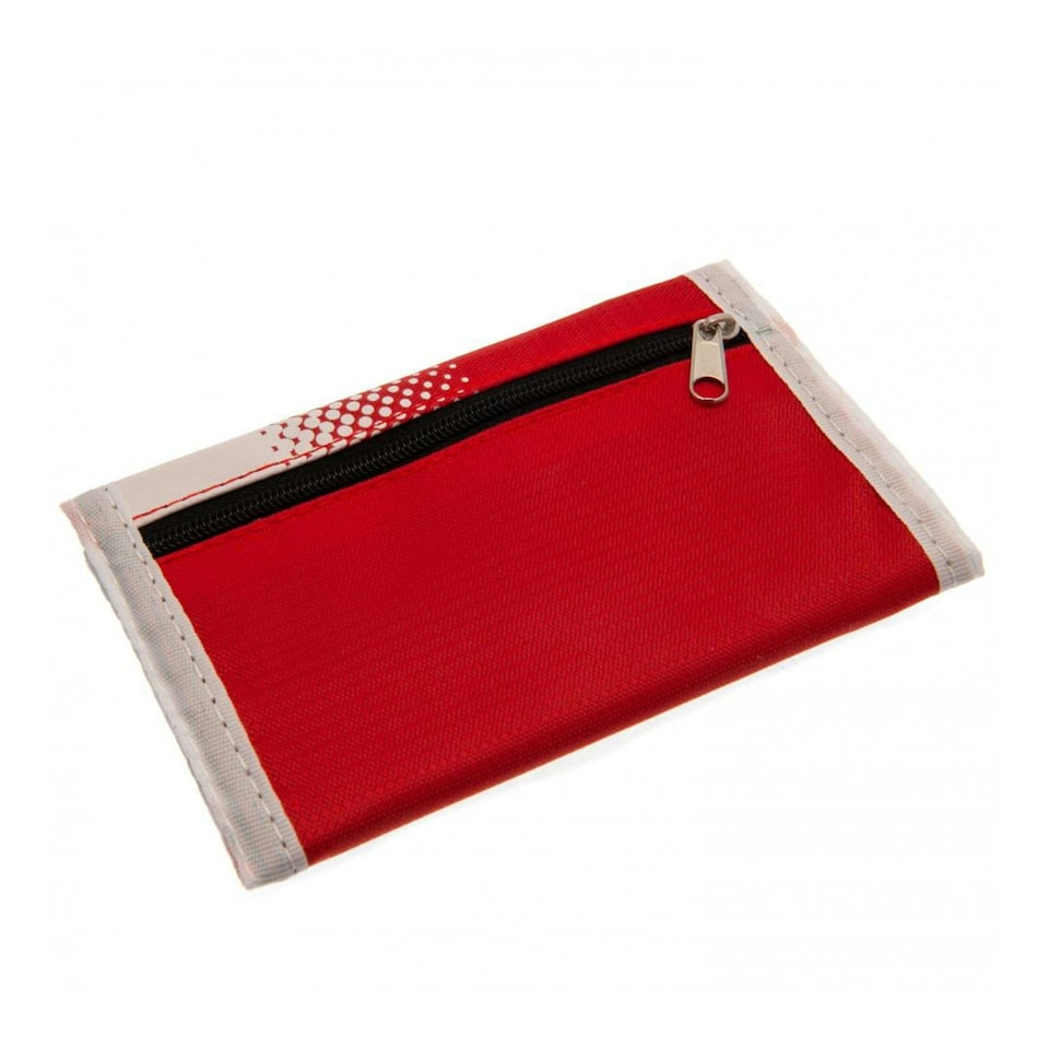 image 1 of Liverpool FC Touch Fastening Fade Design Nylon Wallet - Red/White - One Size