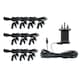 image 1 of ValueLights Decking Lights 10 Pack Silver Outdoor Decking Light With Extension White 15mm