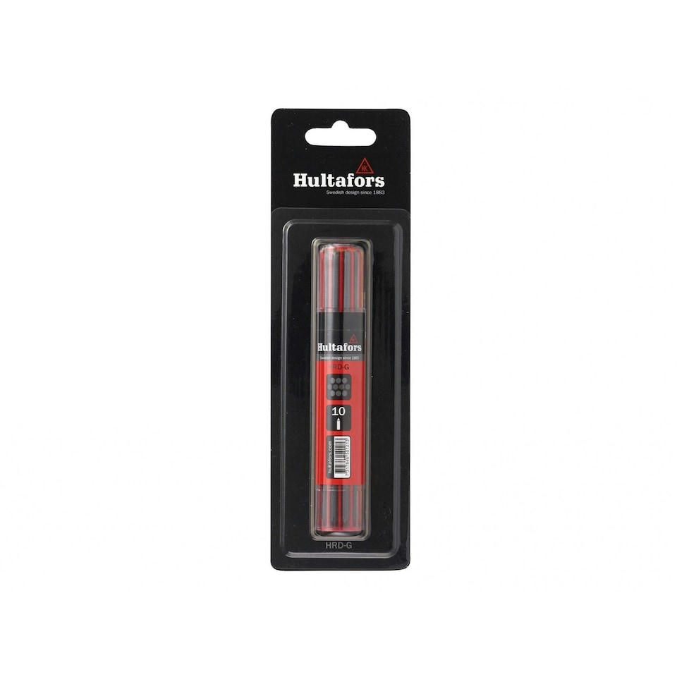 Hultafors Dry Marker Refill, Blister Pack - Multi Colour - Graphite (10)