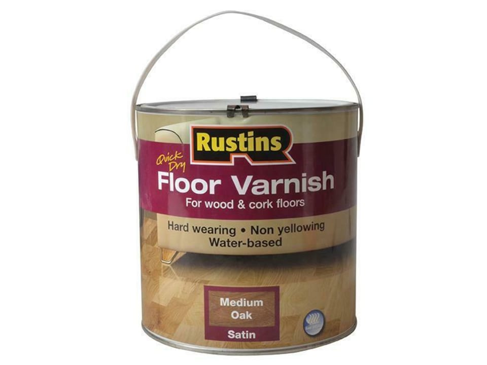 image 1 of Rustins Quick Dry Floor Varnish Light Oak 2.5L