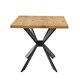 image 4 of Duke LUX Dining Table Single, White Brown | Oak