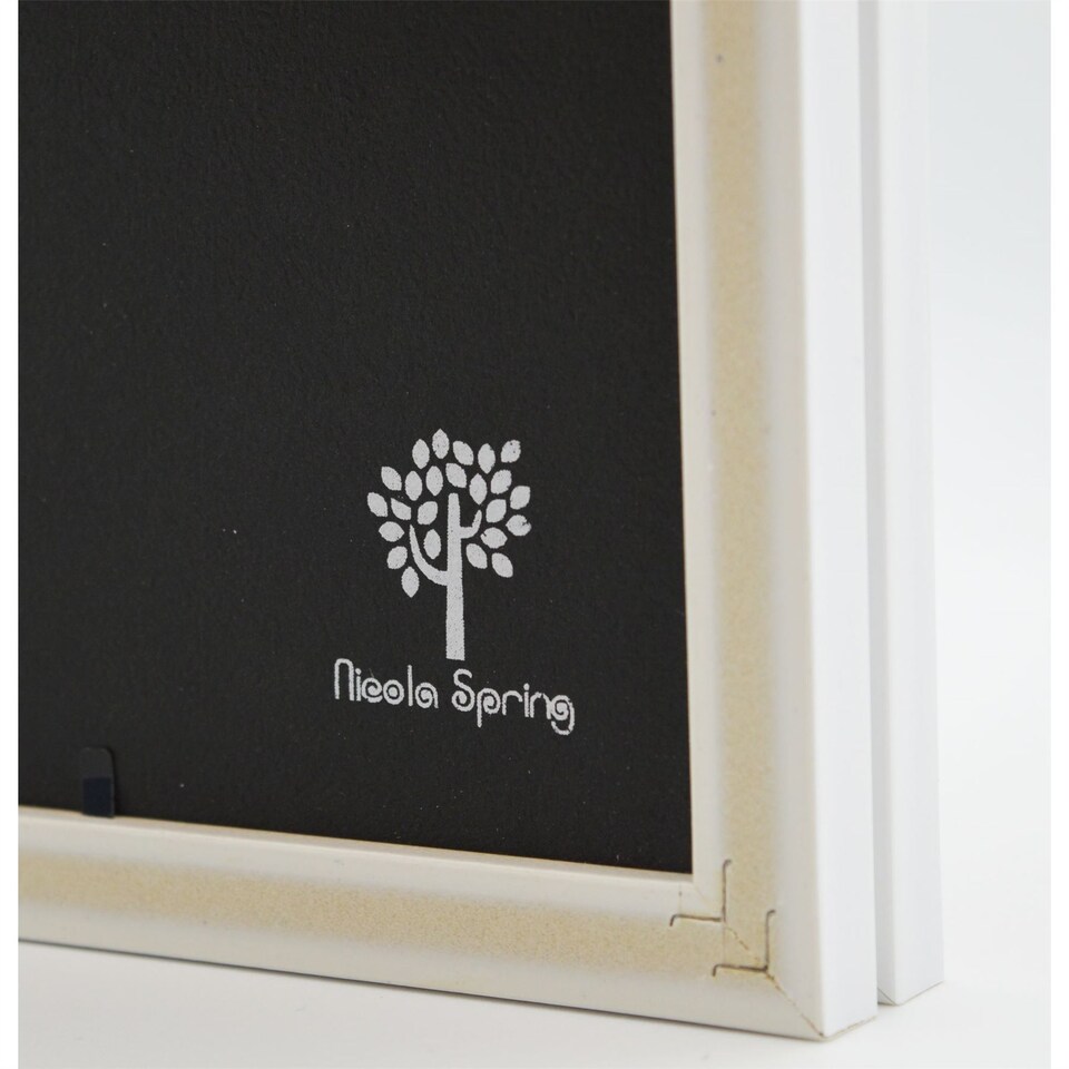 image 1 of Nicola Spring Folding 2 Photo Frame - 5 x 7" - White