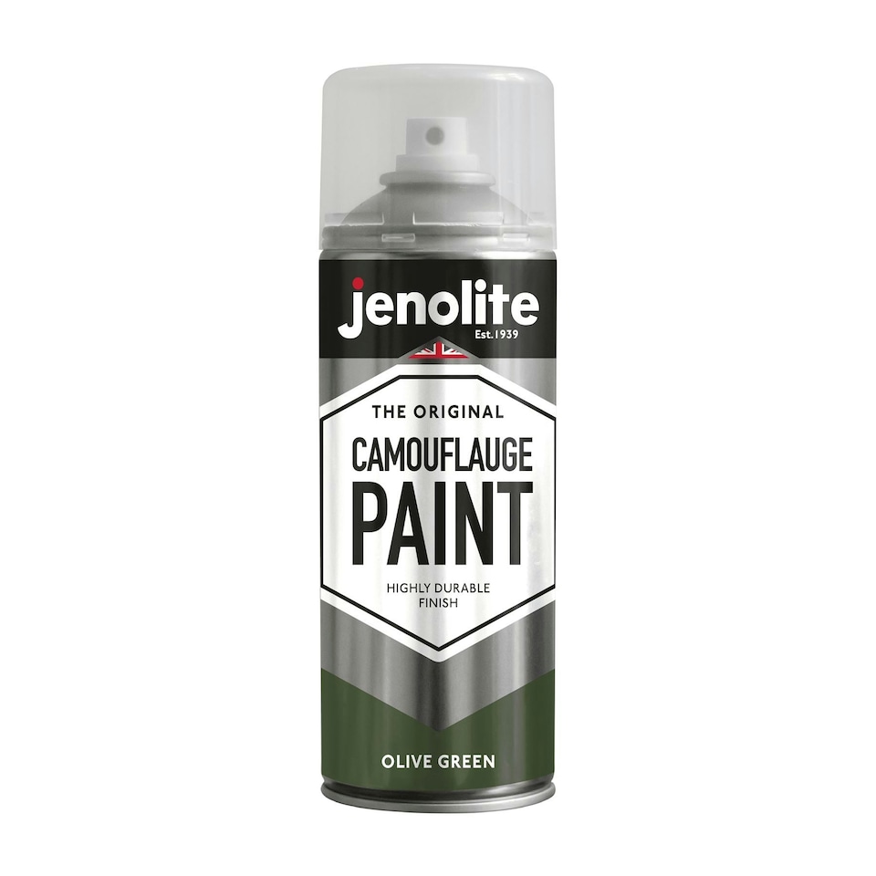 image 1 of Jenolite Camouflage Matt Paint - Olive Green - 400ml