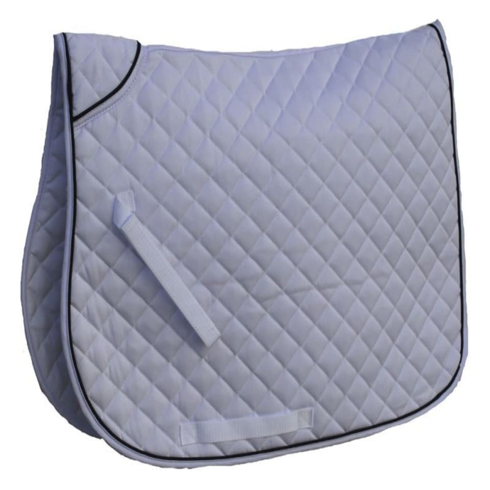 image 1 of Rhinegold Twin Bound Saddle Cloth Black | Size: Cob
Colour: Black