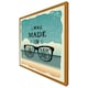 image 4 of I was made for sunny days (Picutre Frame) Brown | XL