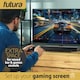 image 9 of Futura 24-60 Inch Universal TV Table Stand, Swivel & Height Adjustable 45kg Load Black