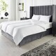 image 2 of OHS Anti-Allergy Soft Filled 13.5 Tog Quilted Duvet, Super King White