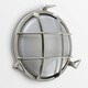 image 3 of ValueLights Stern Nautical Brushed Silver Bulkhead Light and E27 GLS LED 4W Warm White 2700K Bulb
