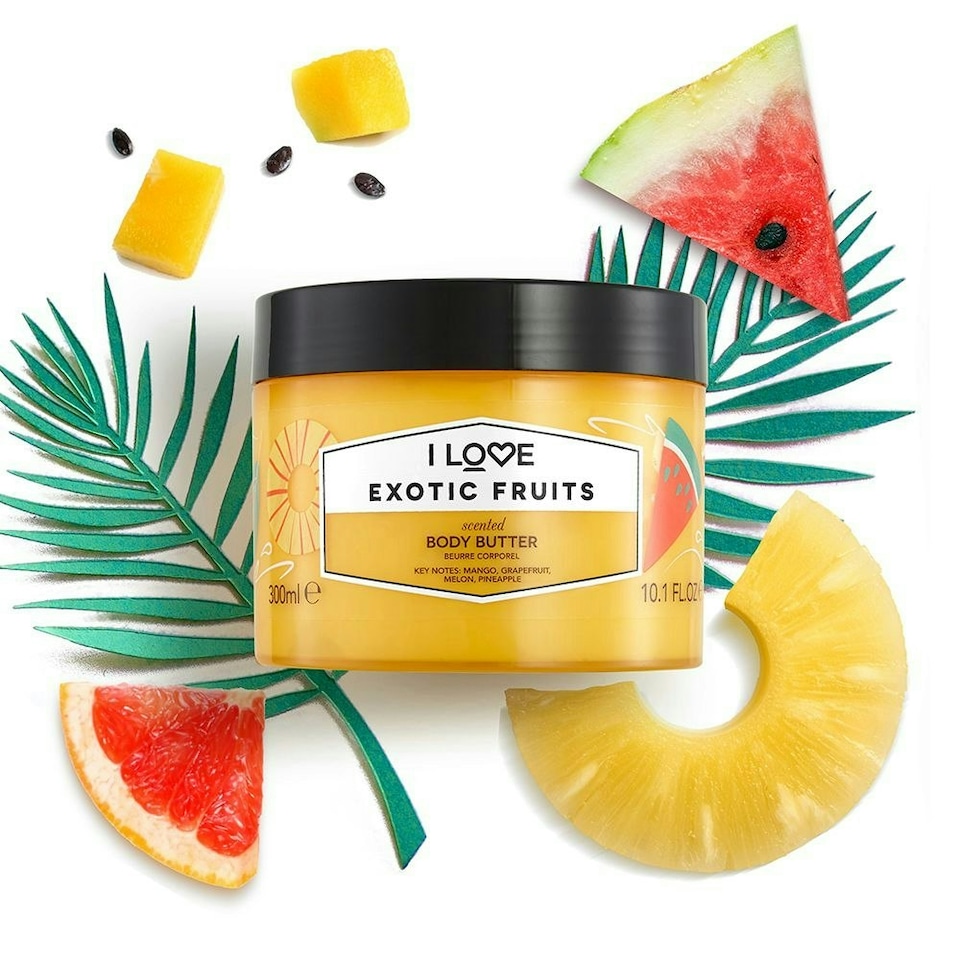 image 1 of I Love Exotic Fruits Scented Body Butter 330ml