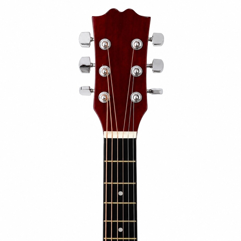 image 1 of 39 Inch Full Size 6 String Steel Strung Acoustic Guitar | Brown