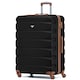 image 1 of Flight Knight 29" Extra Large Suitcase – 20kg Capacity Hard Shell Check-In Luggage with 4 Wheels  100+ Airlines Approved: Ryanair, EasyJet, Jet2, Wizz Air, BA Black | Black/Tan | Large