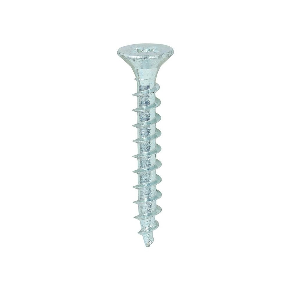 image 1 of Timco - Solo Chipboard & Woodscrews - PZ - Double Countersunk - Zinc (Size 5.0 x 35 - 200 Pieces)