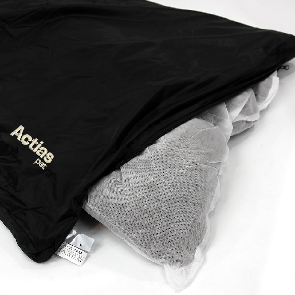 image 1 of Actiaspet - Large Waterproof Dog Bed (Black, Large)