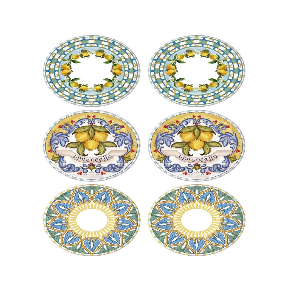 image 1 of Limoncello Collection Side Plates, Set of 6