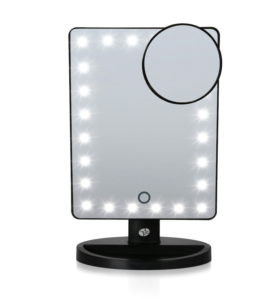 image 1 of 24 LED Makeup Mirror with mini removable 10X Magnifying Mirror