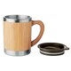 image 3 of MidOcean Mokka Bamboo Double Wall 300ml Mug - Wood - One Size