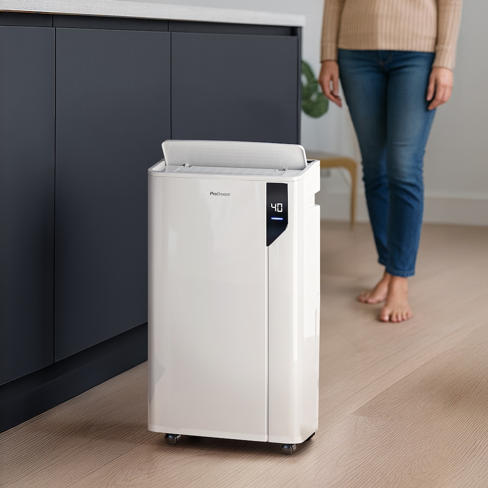 image 1 of Pro Breeze 20L Compressor Dehumidifier with WIFI / White