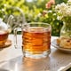 image 6 of 250ml Mugs Modern Clear Glass Tea Coffee Cups Hot Drinks Latte Glasses Set of 6