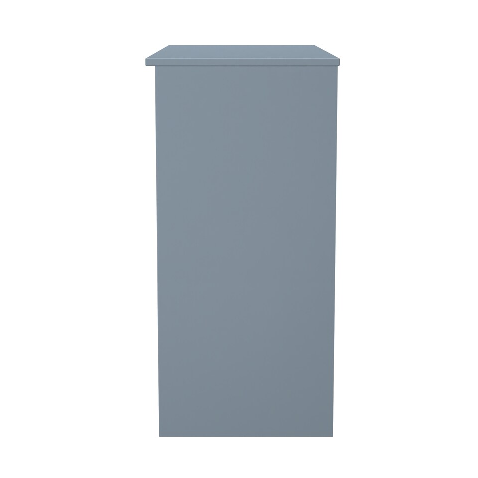 image 1 of Trent 3 Drawer Vanity in Denim Blue (Ready Assembled) | Blue | Denim Blue