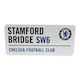 image 1 of Chelsea FC Official Football Metal Street Sign - White/Black/Blue - One Size