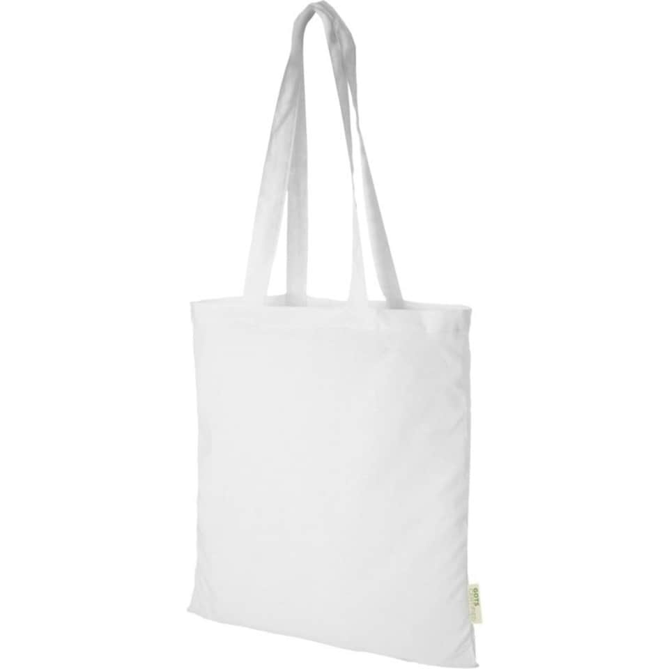 image 1 of Bullet Orissa Organic Cotton Tote Bag - White - One Size | White