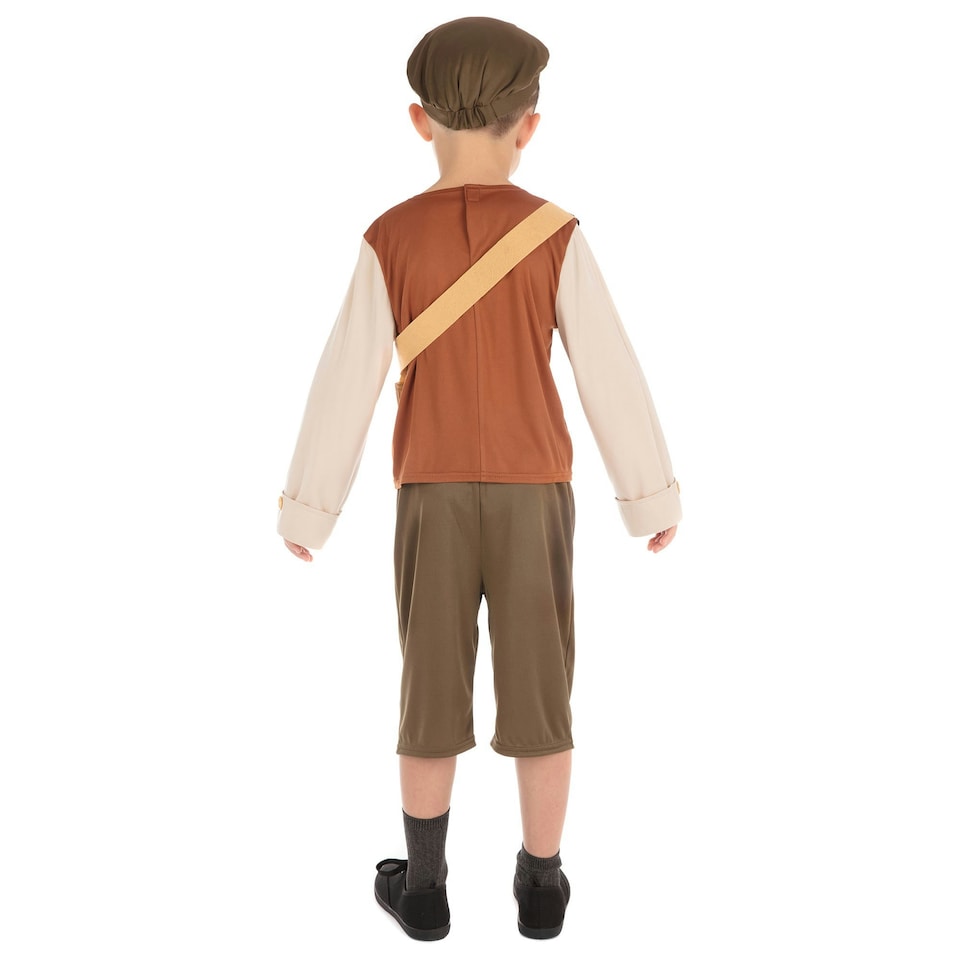 image 1 of Bristol Novelty Childrens/Boys Evacuee Schoolboy Costume - Multicoloured - S S