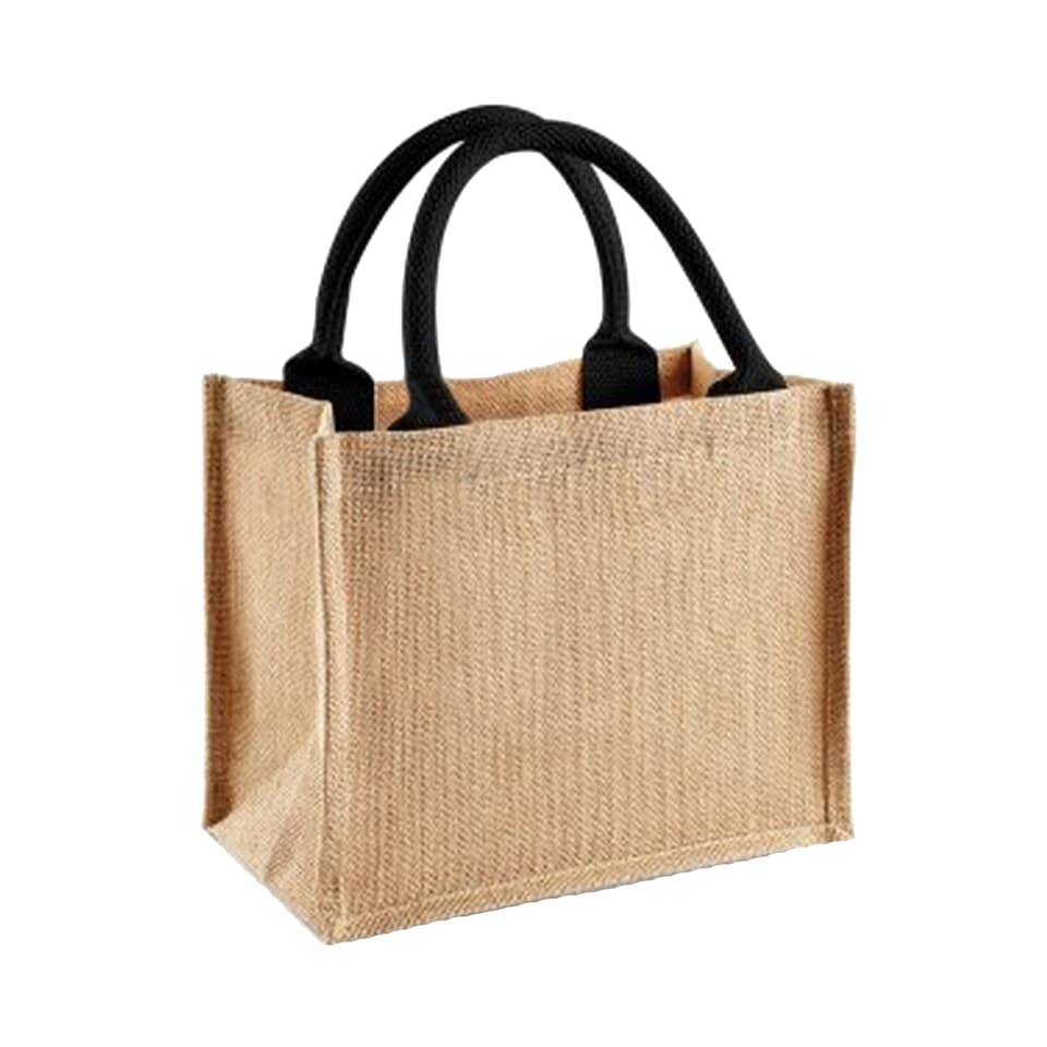 image 1 of Westford Mill Jute Mini Gift Bag (6 Litres)