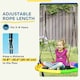 image 4 of AIYAPLAY 6 in 1 Kids Swing Set with 3 Swings, Climbing Net and Ladder